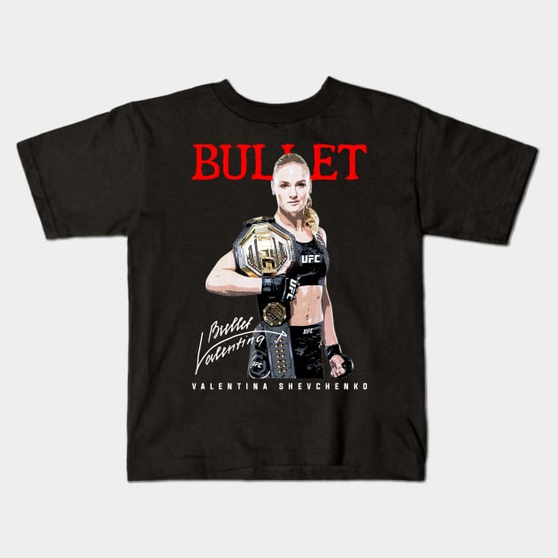 Bullet Valentina Kids T-Shirt by lockdownmnl09